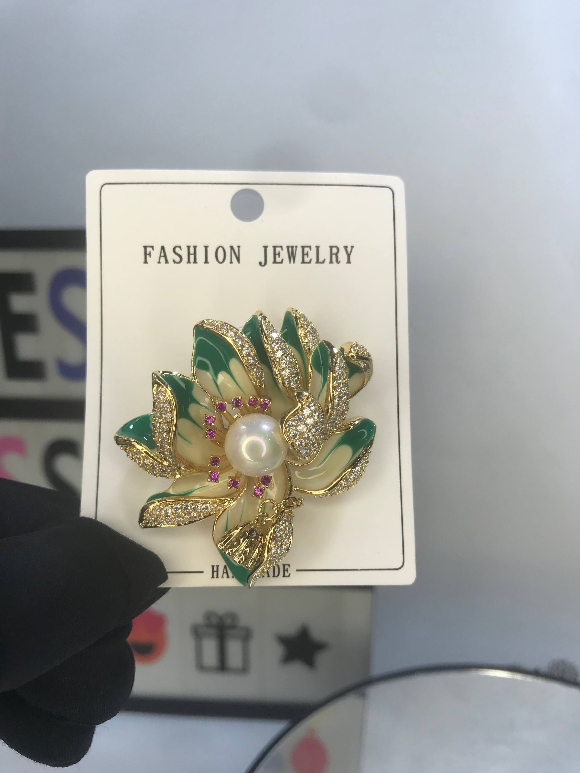 Beautiful Zirconia Brooches