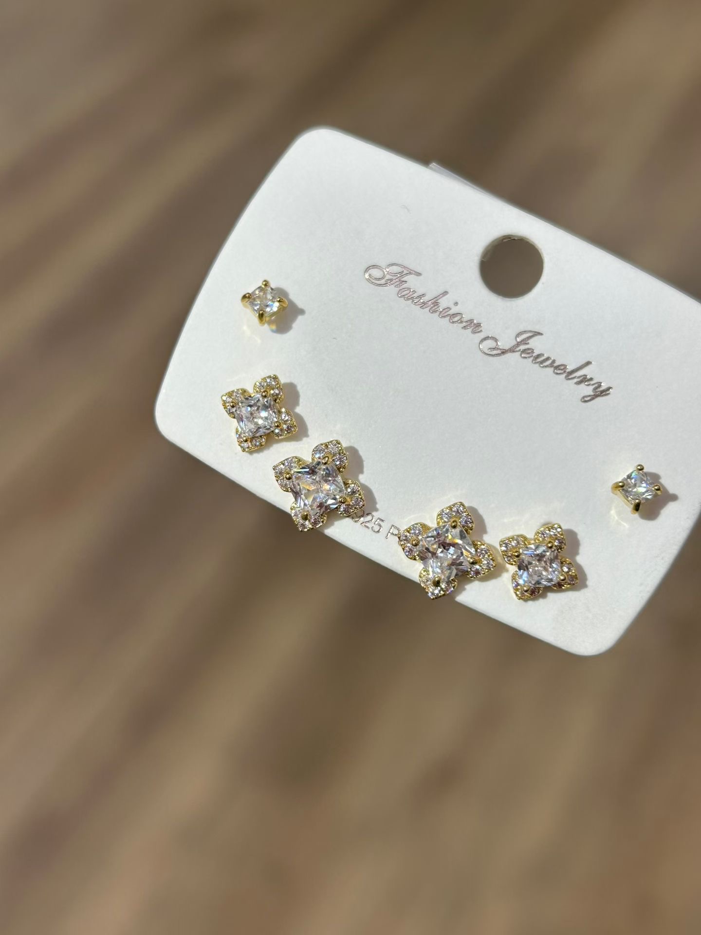 Set of Sterling Silver Studs