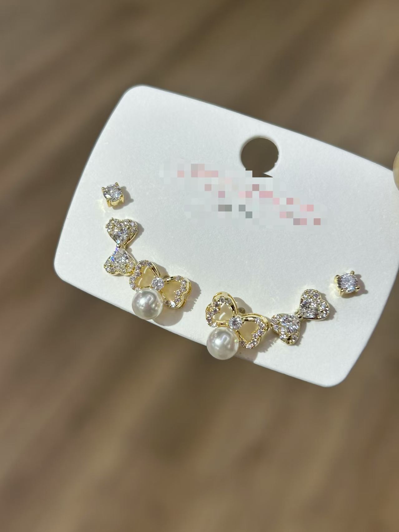 Set of Sterling Silver Studs