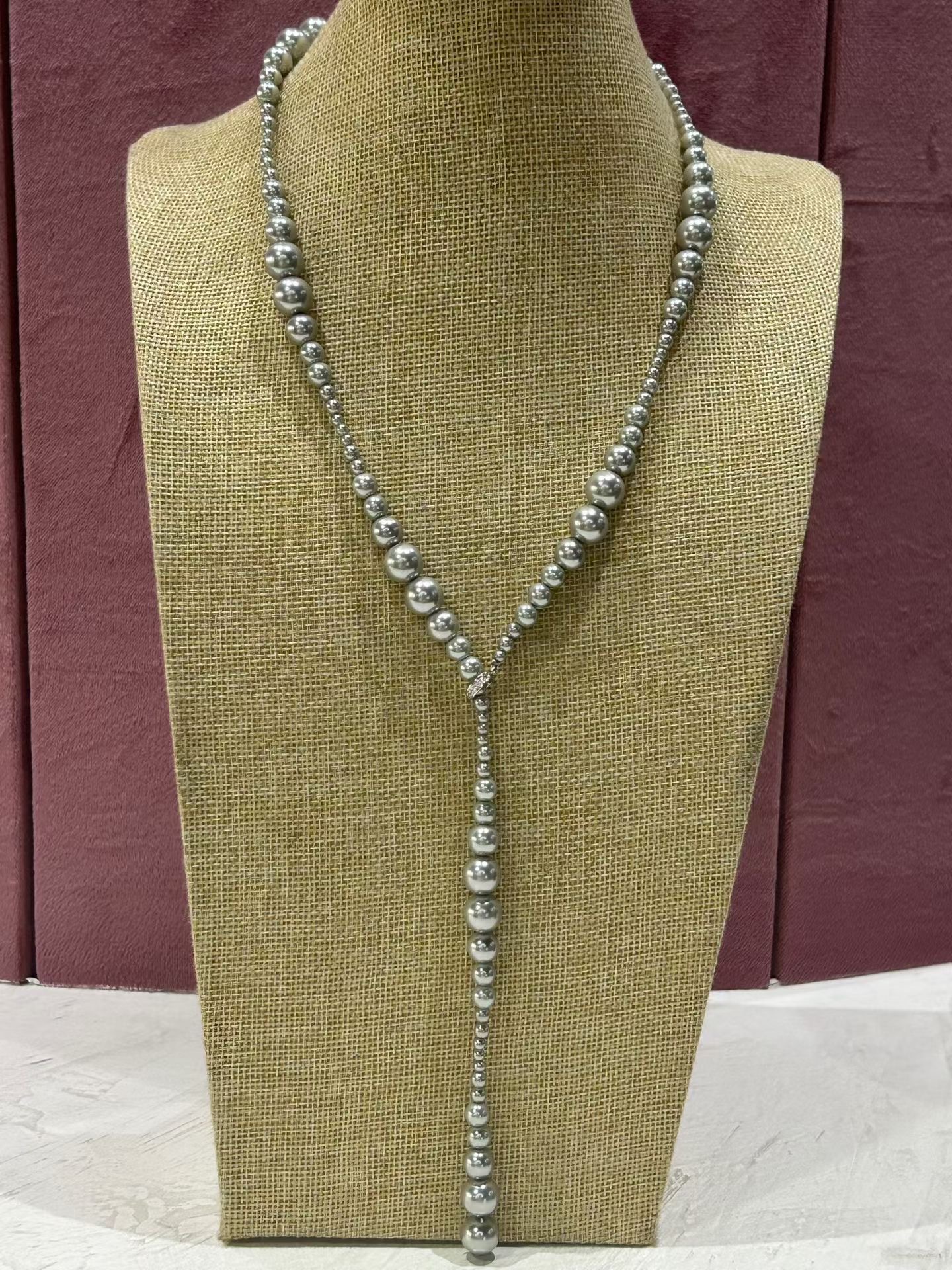 Long Pearl Necklace